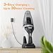 Homasy Upgraded Handheld Vacuum Cleaner Cordless, Powerful Lightweight Cyclonic Suction Cleaner, Rechargeable Quick Charge, Wet Dry Vacuum Cleaner for Pet Hair, Home and Car Cleaning