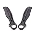 Lixada Bicycle Handlebar Ends 1 Pair Carbon Fiber MTB Road Bike Bar Ends BarEnds 22.2mm