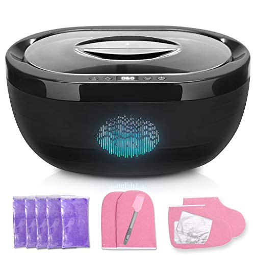 Paraffin Wax Warmer for Hand and Feet – Quick-Heating Paraffin Wax Machine Paraffin Wax Bath Spa for Smooth and Soft Skin Moisturizing System with Paraffin Wax Refill Thermal Mitts Gloves