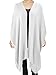 Simplicity Women's Lightweight Fringe Modal Cashmere Large Scarf Wrap