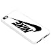 NIKE BLACK WHITE SWOOSHbl for Iphone Case (iPhone 6s White)