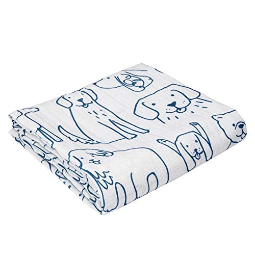 Organic Muslin Swaddle Blanket Oliver & Rain, Newborn Baby Girl, Rose