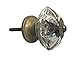Antique Silver Mercury Glass Distressed Dresser Knob, Cabinet Pull