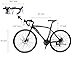 LOOCHO Road Bike 21 Speed Dual Disk Brake 700C Wheels 20 Inch Frame Fitness Bicycle Urban City Commuter Bike (Black/Blue)thumb 2