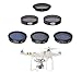 Complete Filter Set for DJI P4 P3A P3P DJI Phantom 4 Phantom 3 Advanced Professional Quadcopter 4K UHD Video Camera Drone Kit Includes: Polarizer, Neutral Density ND4 ND8 ND16 ND32 ND64 Filters