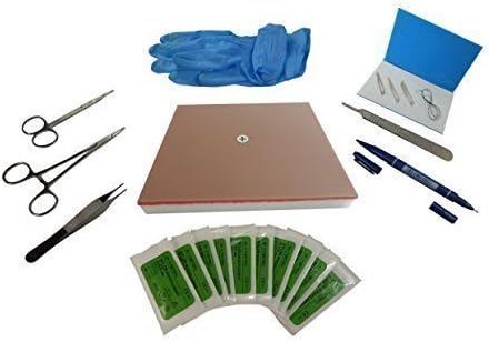 Suturing Doctor Suturing Practice Kit - Professional Set (BROWN SKIN TONE PRACTICE PAD)
