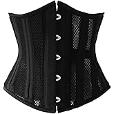 LARTIGUE Latex Waist Trainer for Women Underbust Sport Workout Corset Girdle Shapewear Hourglass Body Shaper