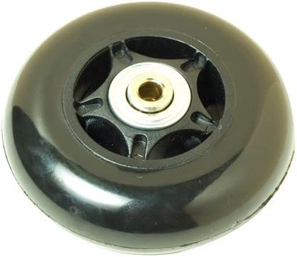 Ball Bearing Wheel, 78mm, Black, Plastic, L-3624