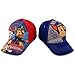 Nickelodeon Boys' Paw Patrol Baseball Cap - 2 Pack Chase, Marshall, Rubble Curved Brim Strap Back Hat (2T-7), Size 2-4T, Paw Patrol Blue/Red