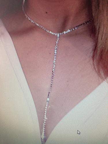 Amazon.com: Rhinestone Choker, Diamond Body Chain, Diamond Choker, Body