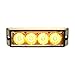 LAMPHUS SolarBlast SBLH04 LED Strobe Grille Flashing Lights [22 Modes] [4 Watt] [TIR] [Weatherproof] Warning Lights for Police & Firefighter Emergency Vehicles - Amber / Amber