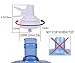 Water Dispenser Valve DIRZA for 55MM Crown Top Drinking Bottle Reusable Water Jug Cap- Includes Lid Dirt Protector - NOT for Screw Tops