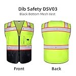 Dib-Safety-Vest-Reflective-with-Pockets-and-Zipper-High-Visibility-Mesh-ANSI-Class-2-Made-with-3M-Reflective-Tape-Yellow-and-Black-L