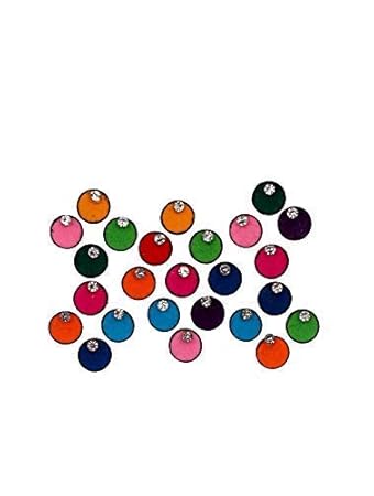 BEAUTY GOLD Crystal Diamond Skin Safe Bindi - {multi}