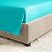 Empyrean Queen Sheets Set - 110 GSM 6 Piece Bed Sheets for Queen Size Bed, Double Brushed Queen Size Sheets, Soft Bedding Sheets & Pillowcases - Teal Blue