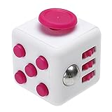 Fidget Box Relieves Stress And Anxiety for Children and Adults Anxiety Attention Toy (Pink, White)