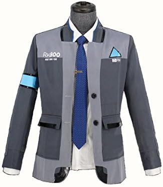 Become Human Cosplay Jacket Kara Connor Marcus Android Uniform Coat Halloween Costume (Large)