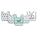 Hudson Baby Unisex Baby Waterproof PEVA Bibs, Whale, One Size