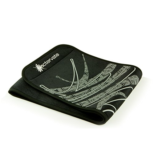 Actervate-Waist-Trimmer-Belt-Black-127cm-Slimmer-Belt-Sweat-Belts-for-Women-and-Men-Best-Belly-Burner-Belt-Waist-Belt-Back-Support-Abs-Workout-Slimming-Weight-Loss-Belt-Mini-Sauna-Suit