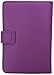 Travelambo RFID Blocking Genuine Leather Passport Holder Wallet Cover Case Wing Pocket (Purple)