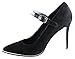 Detachable Shoe Straps - To Hold Loose Heels, Wedges, Flats (Double Clip Black (Flats/Wedges))