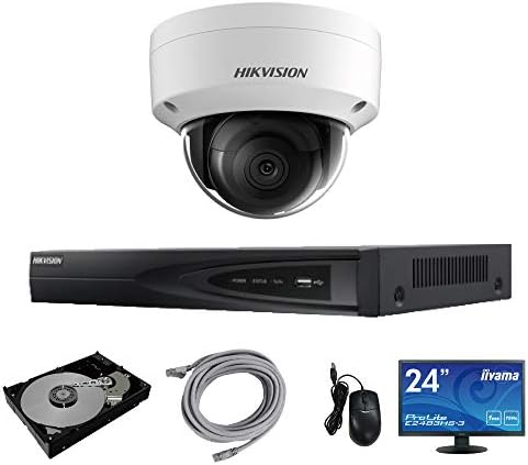 Hikvision ハイクビジョン 0万画素 ネットワーク 防犯カメラ 1台 Hdd 1tb モニター付き 8ch