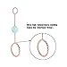 Lzttyee Personality Elegant Cigarette Holder Ring for Lady Smoker (Rose Gold, M 17mm)