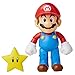 World of Nintendo Super Mario, 4” Articulated Figure with Super Star
