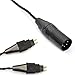 Fanmusic C6 Oxygen-Free Copper Cables Headphone Upgraded Cable for HD580 HD600 HD650 HD6XX (4-pin XLR Plug)