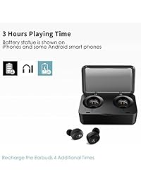Auriculares Bluetooth 5.0 auriculares inalámbricos con bajo profundo, auriculares Tranya Sports, auriculares a prueba de sudor, caja de regalo