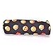 Buytra Emoji Pencil Pen Case Pouch Bag with Zipper for Girls,Kids,School Student Stationery Office Supplies,Black,Set of 2
