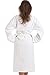 Camille Womens White 100% Cotton Towelling Bath Robe L/XL WHITE