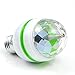 LED Rotating Disco Light Bulb E27 3W Auto Rotating RGB Disco Ball Lamps Rotating Light Party Lights, Strobe Light, 3W LED Bulb for Stage Xmas DJ Bar Karaoke Xmas Wedding Show Club Pub