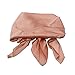 YL trd Silk Sleep Night Cap Head Cover Silk Bonnet for Hair Beauty (ROSE PINK)