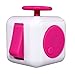 RaFe Fidget Cube - Top Quality Hand Toy - For Relieving Stress, Anxiety & Boredom - Great for Kids & Adults (White/Pink)