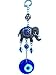 Blue Evil Eye with Elephant Car or Wall Hanging Ornament for Protection-032