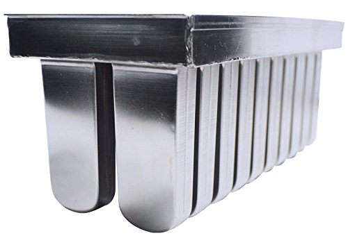 TechTongda 20pcs Stainless Steel Molds for Ice Lolly Popsicle Ice Cream Pops Bars (Type 2)