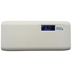 10000mAh 液晶画面付き 急速充電 大容量 モバイルバッテリー DEEP POWER DP-S437