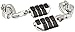 Kuryakyn 4574 Motorcycle Foot Controls: Longhorn Offset Dually Highway Pegs with Magnum Quick Clamps for 1-1/2