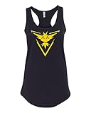 Pokemon Go Gym Team Instinct Yellow Racerback Tank