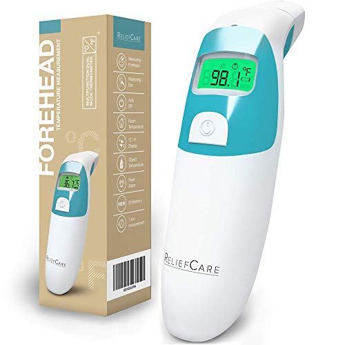 [Upgraded 2021] Digital Forehead and Ear Infrared Thermometer Dual Mode