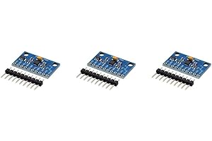 MPU9250 9-Axis IMU Sensor Module for Gyroscope Accelerometer Magnetometer, 16-Bit Resolution, 3-5V Supply,15x25mm
