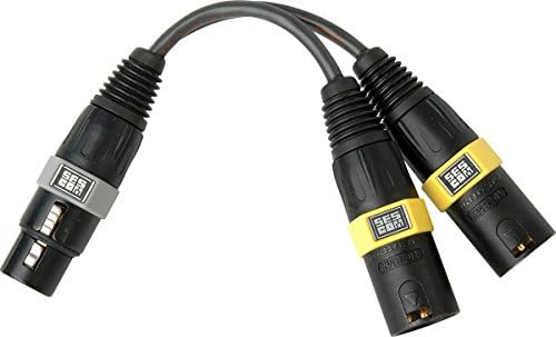 Sescom 6Ft XLR Splitter Cable SES-AES-EBU-Y-6