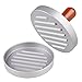 AIDOUT Burger Press - Hamburger Patty Maker - Non Stick Hand Operated Pattie Mold - Professional Aluminum Kitchen Tool with Comfortable Wooden Handle Great for Grill BBQ Homemade Burgers