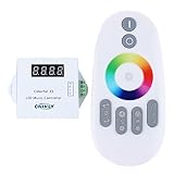 CHINLY WS2811/WS2812B/WS2813/USC1903 LED digital music controller with RF touch remote;DC5-24V input;can control max 600pixels