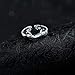 Winuxury Women's Elegant 925 Sterling Silver Dragon Cat Rings Gothic Genuine Evening Party Knuckle Ring