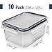 fullstar 19-piece Food storage Containers Set with Lids, Plastic Leak-Proof BPA-Free Containers for Kitchen Organization, Meal Prep, Lunch Containers