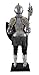 Veronese Design Medieval Armor Knight with Poleaxe and Shield Statue