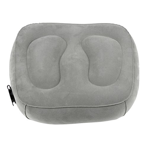 Loveble Travel Airplane Footrest Portable Inflatable Ergonomic Pillow-Home, Cars, Buses, Trains, Office Napping, Camping