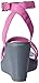 crocs Women's Leigh Wedge, Wild Orchid/Charcoal, 8 B(M) US